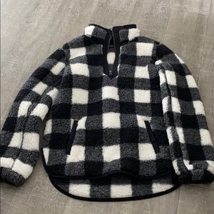 Checkered Sherpa, NEVER WORN!
